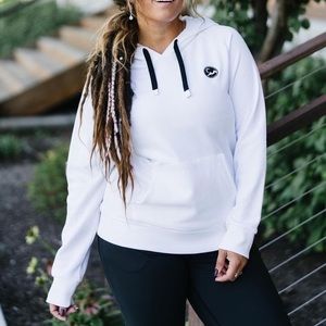 ZYIA White Mountain Patch Hoodie